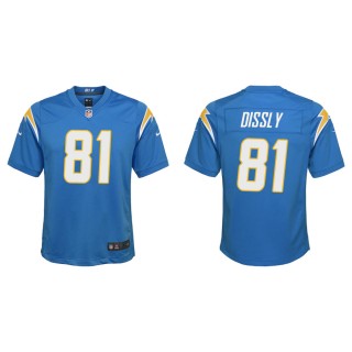 Youth Will Dissly Chargers Powder Blue Game Jersey