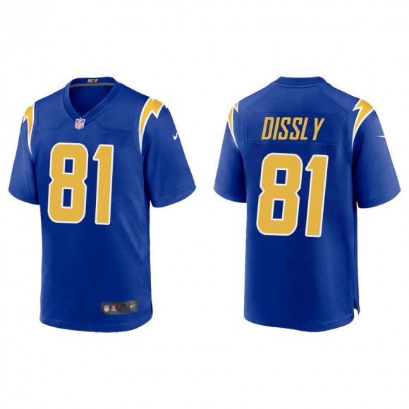 Men's Will Dissly Chargers Royal Alternate Game Jersey
