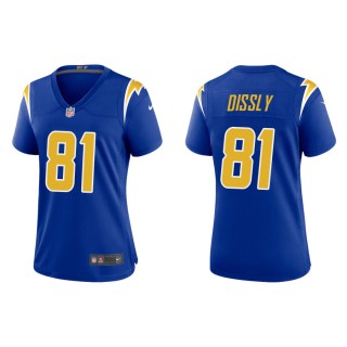 Women's Will Dissly Chargers Royal Alternate Game Jersey