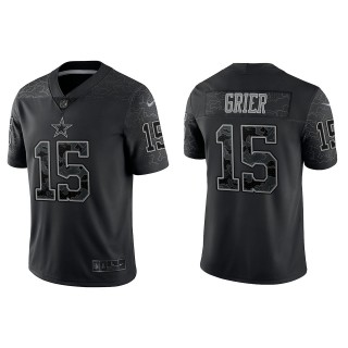 Will Grier Dallas Cowboys Black Reflective Limited Jersey