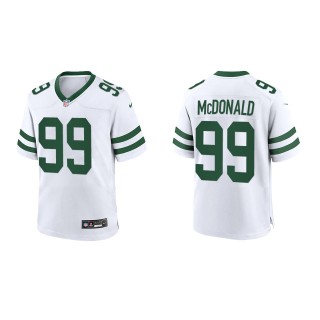 Will McDonald Youth Jets White Legacy Game Jersey
