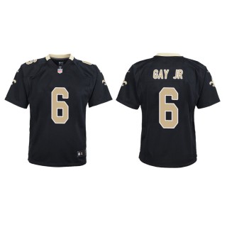 Youth Willie Gay Jr. Saints Black Game Jersey
