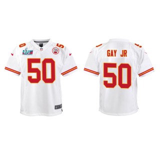 Willie Gay Jr. Youth Kansas City Chiefs Super Bowl LVII White Game Jersey