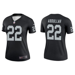 Women's Las Vegas Raiders Ameer Abdullah Black Legend Jersey