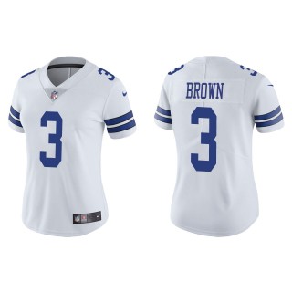Women's Dallas Cowboys Anthony Brown White Vapor Limited Jersey