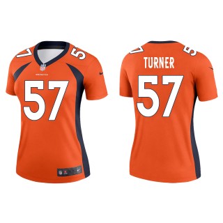 Women's Denver Broncos Billy Turner Orange Legend Jersey