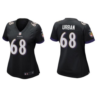 Women's Baltimore Ravens Brent Urban Black Game Jersey