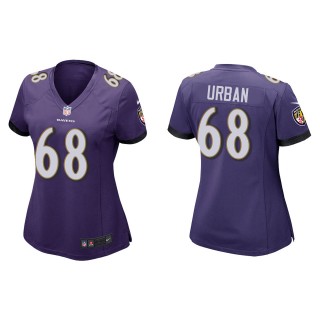 Women's Baltimore Ravens Brent Urban Purple Game Jersey