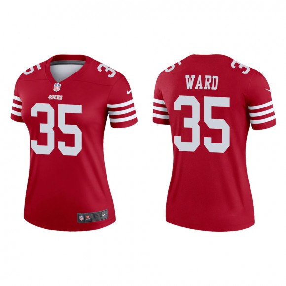 Women's San Francisco 49ers Charvarius Ward Scarlet Legend Jersey