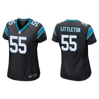Women's Carolina Panthers Cory Littleton Black Game Jersey