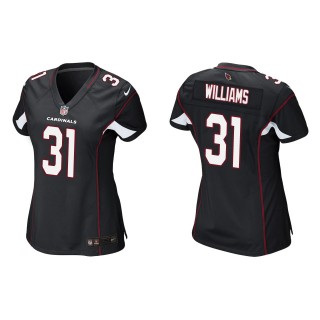 Women's Arizona Cardinals Darrel Williams Black Game Jersey