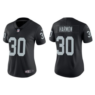 Women's Las Vegas Raiders Duron Harmon Black Vapor Limited Jersey