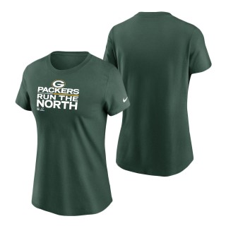 Women's Green Bay Packers Nike Green 2021 NFC North Division Champions Trophy Collection T-Shirt