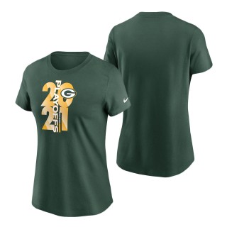 Women's Green Bay Packers Nike Green 2021 NFL Playoffs Bound T-Shirt