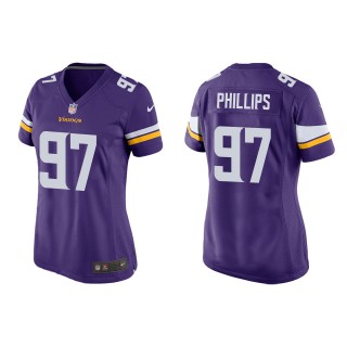 Women's Minnesota Vikings Harrison Phillips Purple Game Jersey