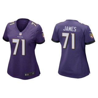 Women's Baltimore Ravens Ja'Wuan James Purple Game Jersey
