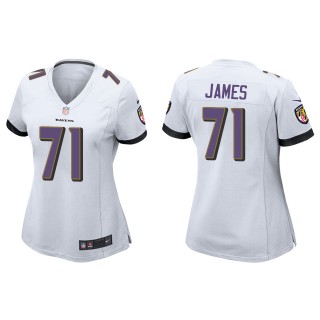 Women's Baltimore Ravens Ja'Wuan James White Game Jersey