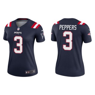 Women's New England Patriots Jabrill Peppers Navy Legend Jersey
