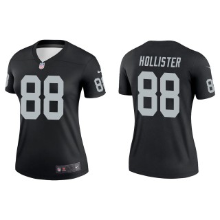Women's Las Vegas Raiders Jacob Hollister Black Legend Jersey