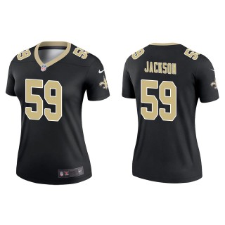 Women's New Orleans Saints Jordan Jackson Black Legend Jersey