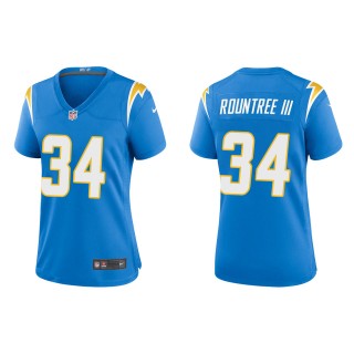 Women's Los Angeles Chargers Larry Rountree III Powder Blue Game Jersey