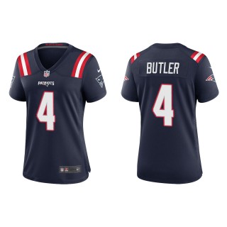 Women's New England Patriots Malcolm Butler Navy Game Jersey