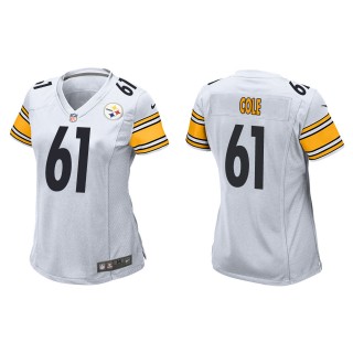 Women's Pittsburgh Steelers Mason Cole White Game Jersey