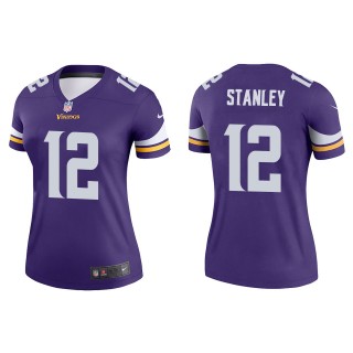 Women's Minnesota Vikings Nate Stanley Purple Legend Jersey