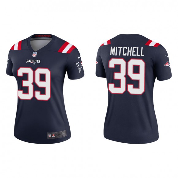 Women's New England Patriots Terrance Mitchell Navy Legend Jersey
