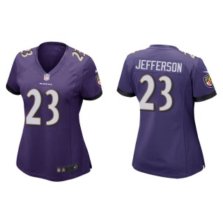 Women's Baltimore Ravens Tony Jefferson Purple Game Jersey