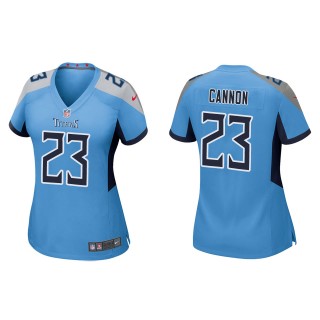 Women's Tennessee Titans Trenton Cannon Light Blue Game Jersey
