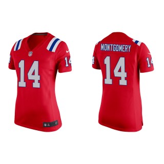 Women's New England Patriots Ty Montgomery Red Game Jersey