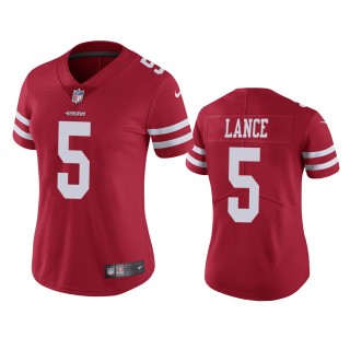 San Francisco 49ers Trey Lance Scarlet Vapor Limited Jersey