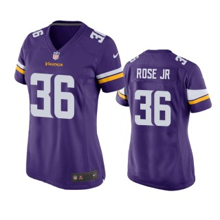 Women's Minnesota Vikings A.J. Rose Jr. Purple Game Jersey