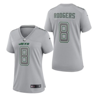 Women's Aaron Rodgers Gray Atmosphere Fashion Game Jersey