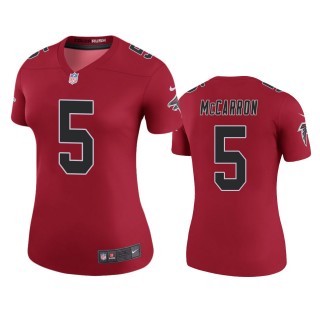 Atlanta Falcons AJ McCarron Red Color Rush Legend Jersey - Women's