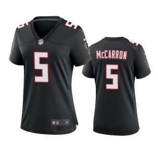 Women's Atlanta Falcons AJ McCarron Black Throwback Game Jersey