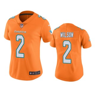 Women's Miami Dolphins Albert Wilson Orange Color Rush Limited Jersey