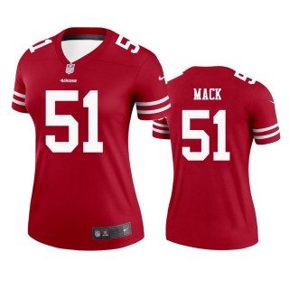 San Francisco 49ers Alex Mack Scarlet Legend Jersey - Women's