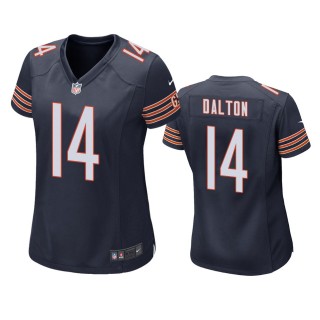 Women's Chicago Bears Andy Dalton Navy Game Jersey