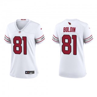 Women's Anquan Boldin White Game Jersey