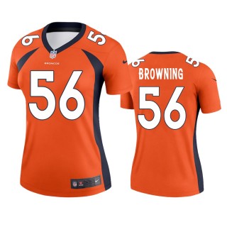 Denver Broncos Baron Browning Orange Legend Jersey - Women's
