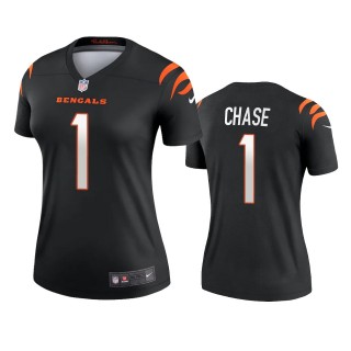 Cincinnati Bengals Ja'Marr Chase Black Legend Jersey - Women's
