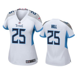 Women's Tennessee Titans Brian Hill White Game Jersey