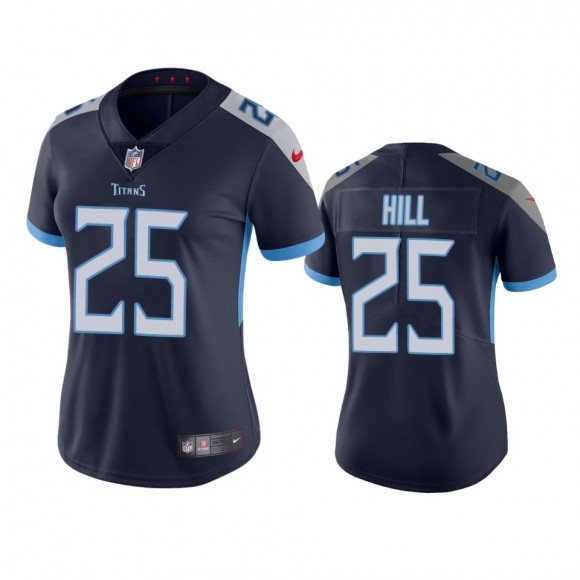 Tennessee Titans Brian Hill Navy Vapor Limited Jersey