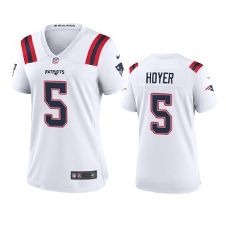 Women's New England Patriots Brian Hoyer White Game Jersey