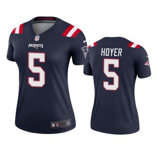 New England Patriots Brian Hoyer Navy Legend Jersey - Women's