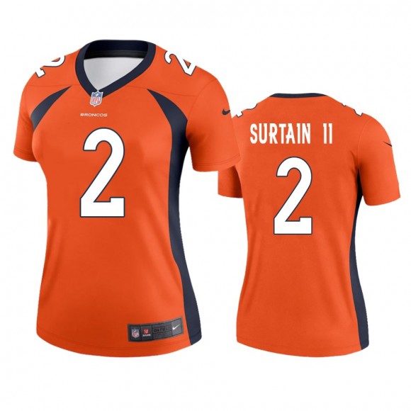 Denver Broncos Patrick Surtain II Orange Legend Jersey - Women's