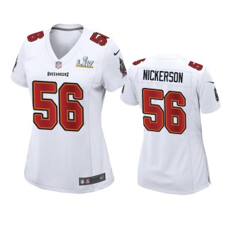 Women's Tampa Bay Buccaneers Hardy Nickerson White Super Bowl LV Game Fashion Jersey
