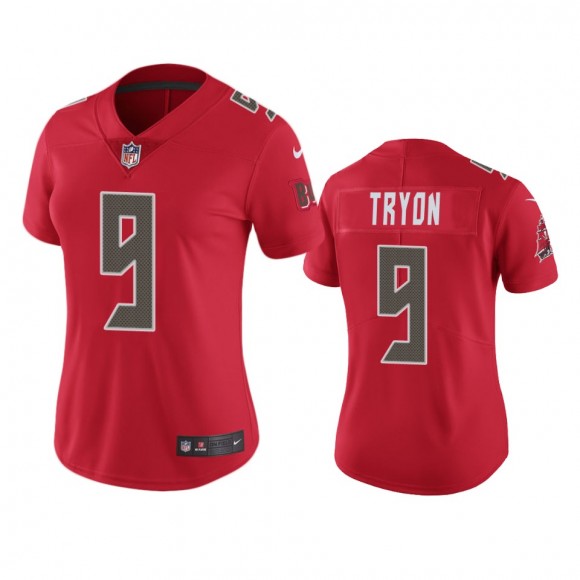 Women's Tampa Bay Buccaneers Joe Tryon Red Color Rush Limited Jersey
